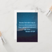 ローマ1:19 KJVバイブル聖句Pic Flat Greeting Card カード (正面/裏面インサイチュ)