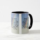 ローマ2:1 KJV聖書の詩Pic 2-Tone Mug マグカップ (正面右)
