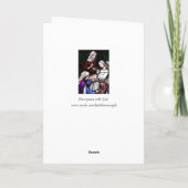 ローマ5:1ステンドグラス カード (裏面)