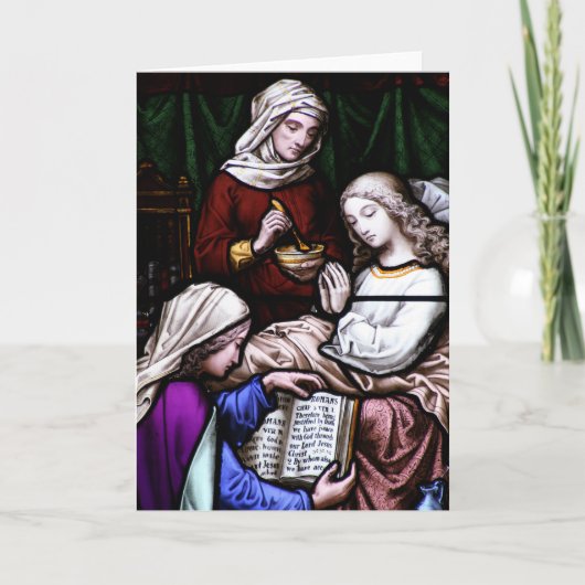 ローマ5:1ステンドグラス カード (正面)