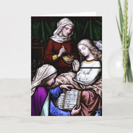 ローマ5:1ステンドグラス カード