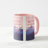 ローマ5:2 KJV聖書の詩Pic 2-Tone Mug マグカップ (正面右)