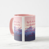 ローマ5:2 KJV聖書の詩Pic 2-Tone Mug マグカップ (正面左)