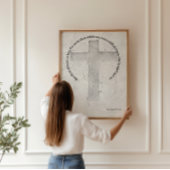 ローマ5:8クリスチャン聖なる書物、 経典プリント ポスター