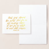 ローマ5:8 箔カード (ディスプレー)