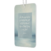 ローマ6:23カスタマイズ可能な聖書の詩 カーエアーフレッシュナー (左)