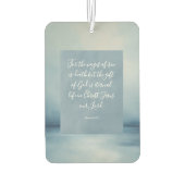 ローマ6:23カスタマイズ可能な聖書の詩 カーエアーフレッシュナー (裏面)