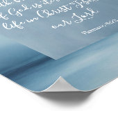 ローマ6:23カスタマイズ可能な聖書の詩 ポスター (角)