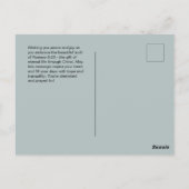 ローマ6:23カスタマイズ可能な聖書の詩 ポストカード (裏面)