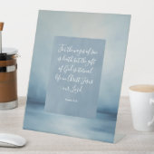 ローマ6:23カスタマイズ可能な聖書の詩 台座サイン (インサイチュ)