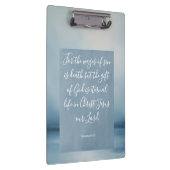 ローマ6:23聖書の聖句イメージスパイラルノート クリップボード (右)