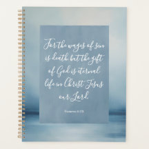 ローマ6:23聖書の聖句イメージスパイラルノート