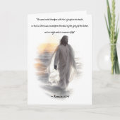 ローマ6: 4バプテスマのグリーティングカード カード (正面)