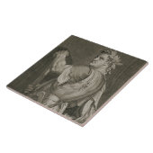 ローマ79-81の広告のengravのD. Titus Vespasian皇帝 タイル (側面)