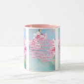 ローマ7:6 KJV聖書の詩Pic Two-Tone マグカップ (中央)