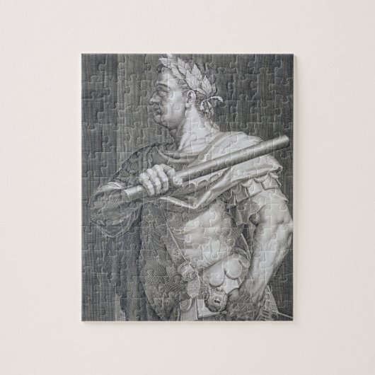 ローマ8のFlavius Domitian (広告51 -広告96)皇帝 ジグソーパズル (縦)