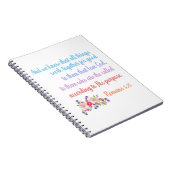 ローマ8バイブル・バースデザイン ノートブック (右側)