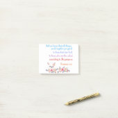 ローマ8バイブル・バースデザイン ポストイット (デスク上)