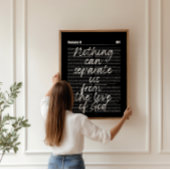 ローマ8ブラックはっきりした聖なる書物、 経典ポスター ポスター