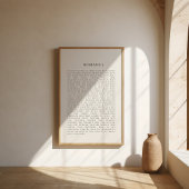 ローマ8秋クリスチャンウォールデコール ポスター