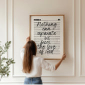 ローマ8章クリスチャン・ウォールプリント ポスター