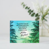 ローマ8:15わたしたちは「アッバの父」を叫ぶ ポストカード (スタンド正面)