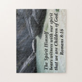ローマ8:16霊は自分が立って見る ジグソーパズル (縦)