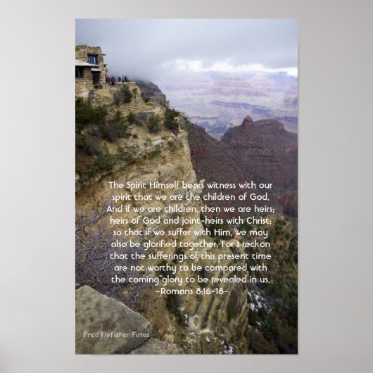 ローマ8:16-18ポスター ポスター (正面)