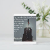 ローマ8:18栄光が現れる ポストカード (スタンド正面)