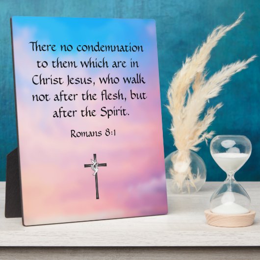 ローマ8:1 フォトプラーク (側面)