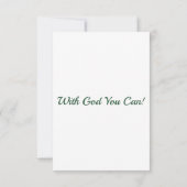 ローマ8:25 KJV聖書の聖なる書物、 経典挨拶 カード (裏面)