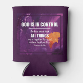 ローマ8:28すべてのものは一緒に働くモノグラム 缶クーラー