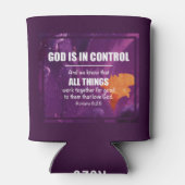 ローマ8:28すべてのものは一緒に働くモノグラム 缶クーラー (裏面)