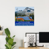 ローマ8:28のポスター ポスター (ホームオフィス)