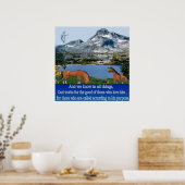 ローマ8:28のポスター ポスター (キッチン)