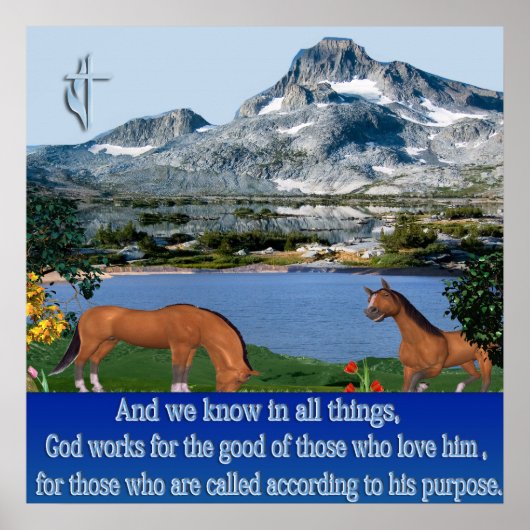 ローマ8:28のポスター ポスター (正面)