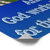 ローマ8:28のポスター ポスター (角)