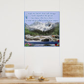 ローマ8:28のポスター ポスター (キッチン)