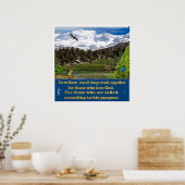 ローマ8:28のポスター ポスター (キッチン)