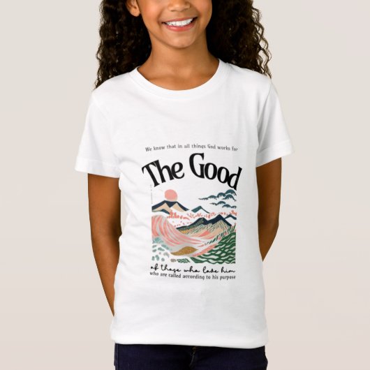 ローマ8:28アートワーク Tシャツ (正面)