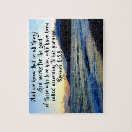 ローマ8:28カスタム聖書の聖句 ジグソーパズル