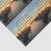 ローマ8:28サンセット写真デザイン 薄葉紙 (詳細)