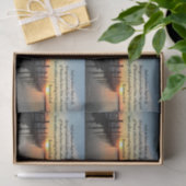 ローマ8:28サンセット写真デザイン 薄葉紙 (ギフト)