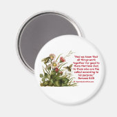 ローマ8:28ビーのモチーフ マグネット (正面/裏面)