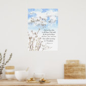 ローマ8:28神が善のために働くすべてのもの ポスター (キッチン)