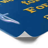 ローマ8:28聖なる書物、 経典ポスター ポスター (角)