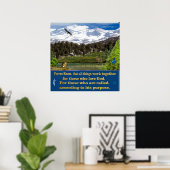 ローマ8:28聖なる書物、 経典ポスター ポスター (ホームオフィス)