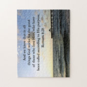 ローマ8:28聖書 ジグソーパズル (縦)