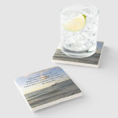 ローマ8:28聖書 ストーンコースター (横)