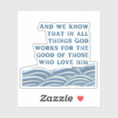 ローマ8:28 シール (シート)